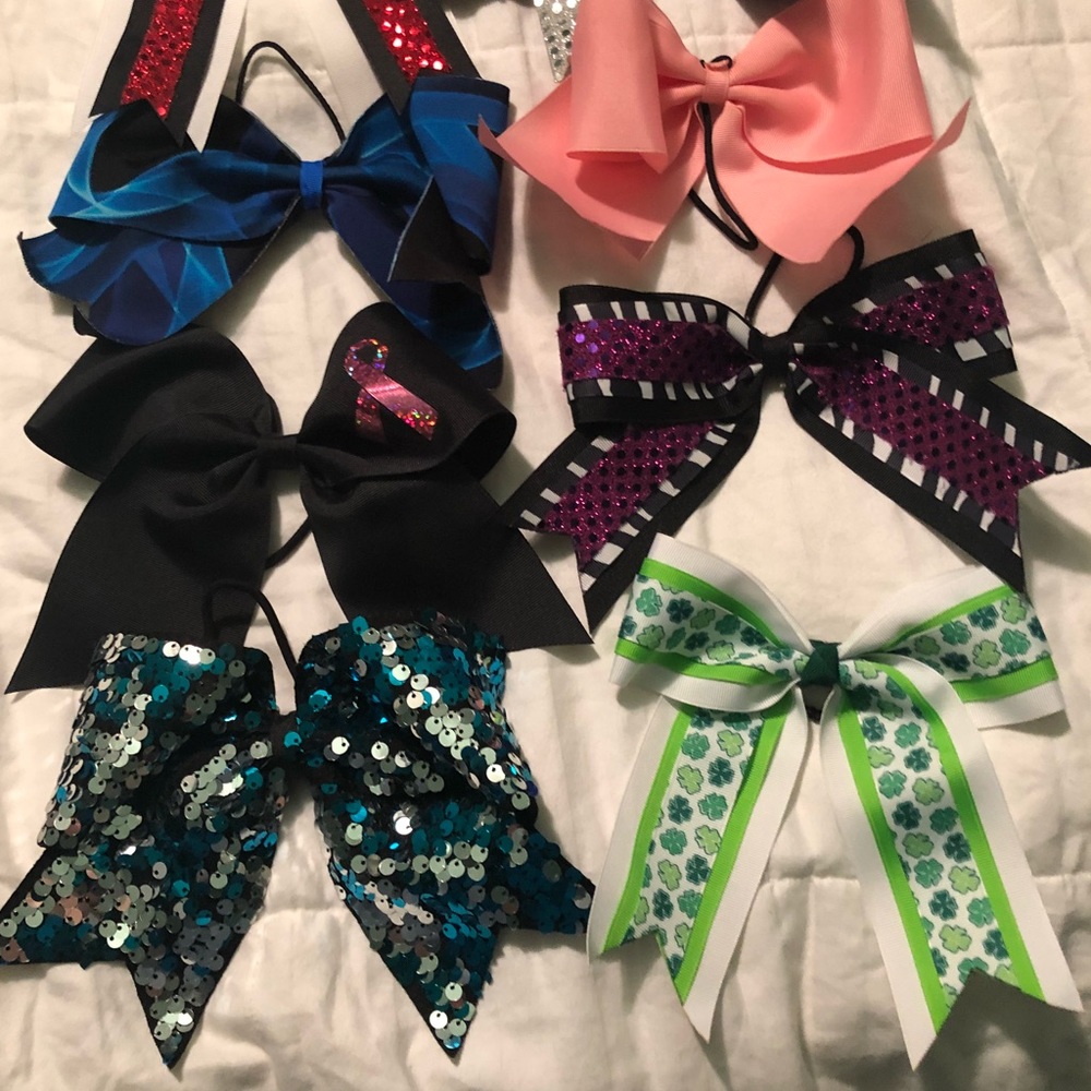 CHEER BOW BUNDLE!!! 🎀🎀🎀🎀